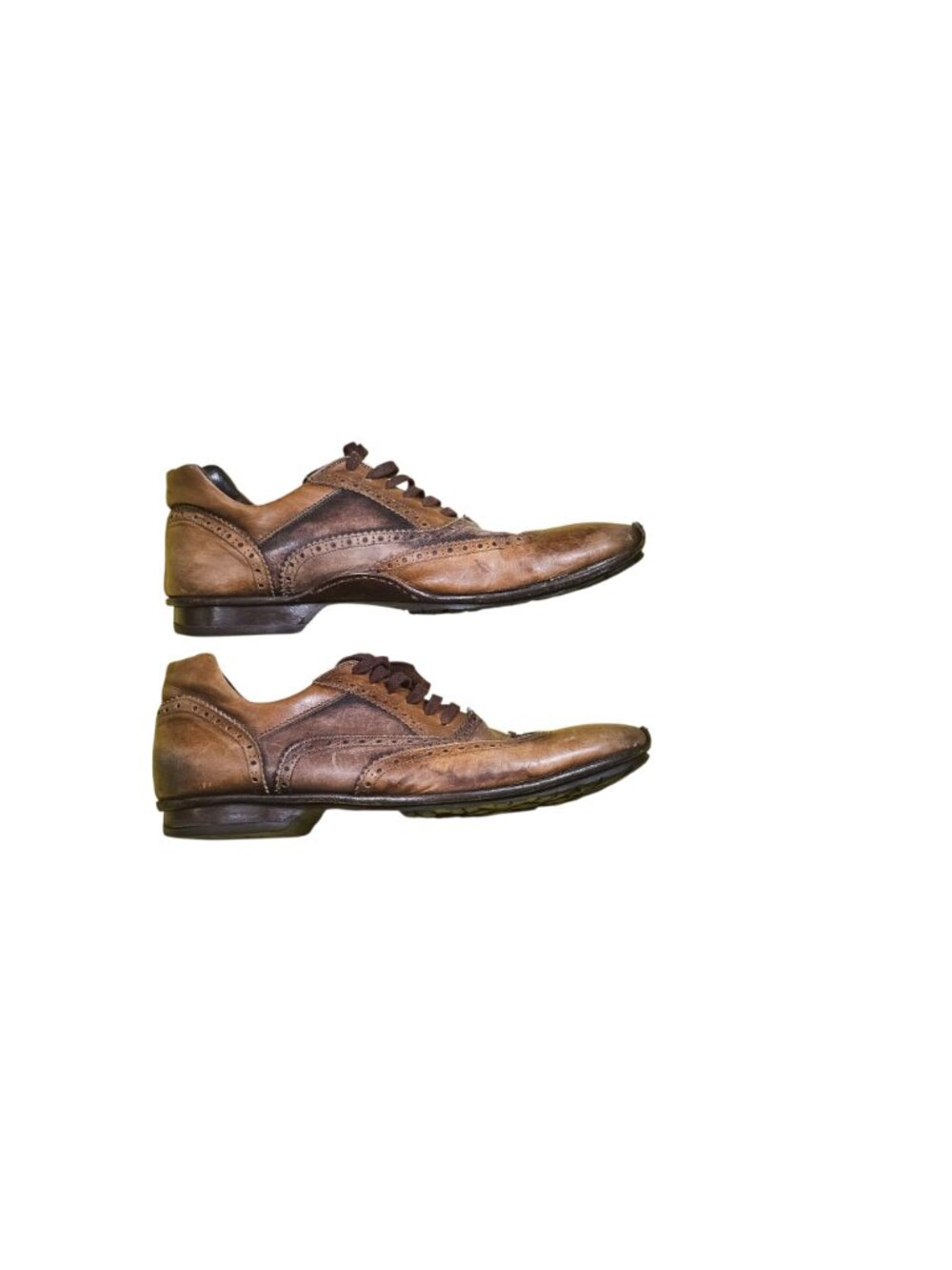To Boot New York Mens Leather Brogue Wingtip Size 12 Brown - Picture 2 of 5